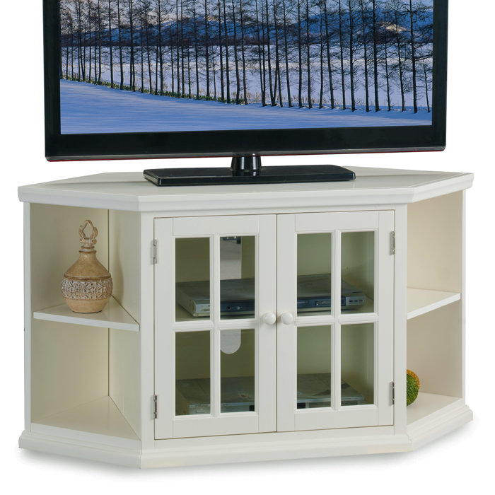 Charlton Home® Carnesville Corner TV Stand for TVs up to 50" & Reviews